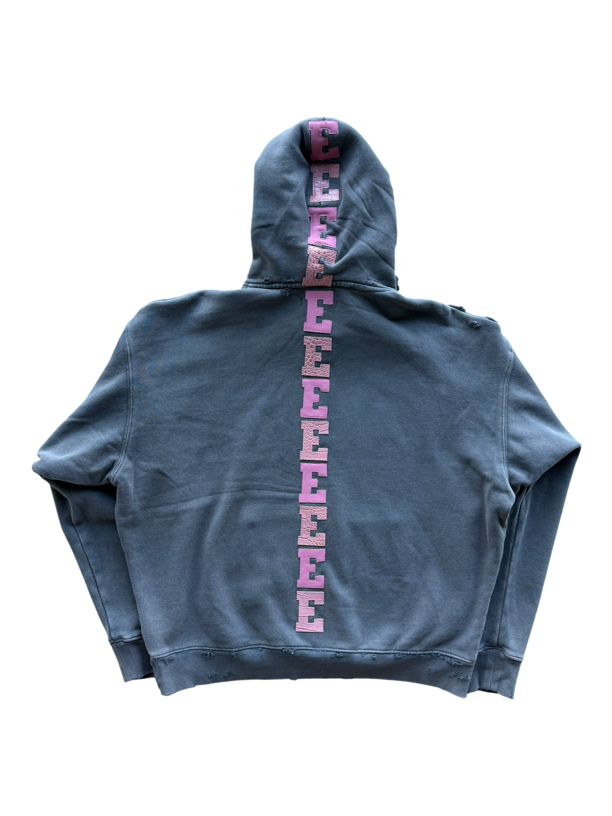 Pink Croc & Pink Spine Patch Hoodie
