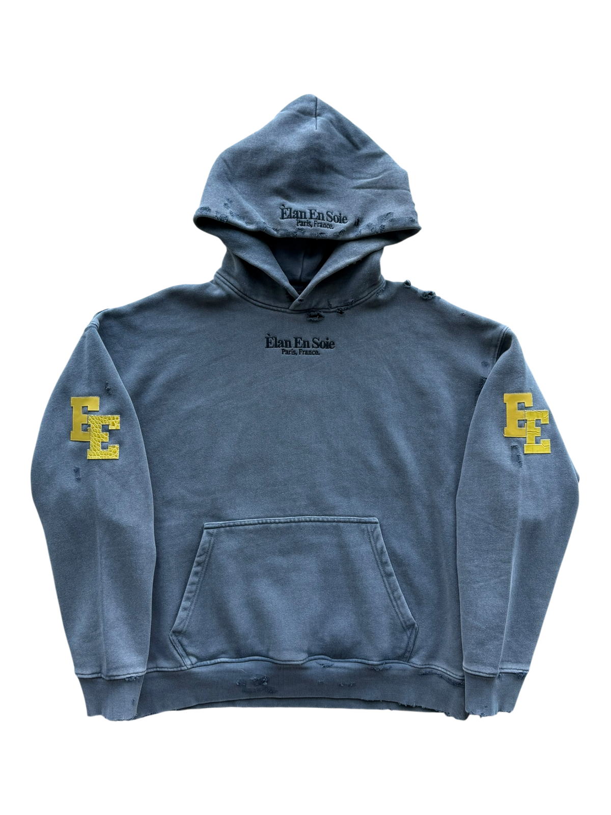 Yellow Croc & Yellow Spine Patch Hoodie