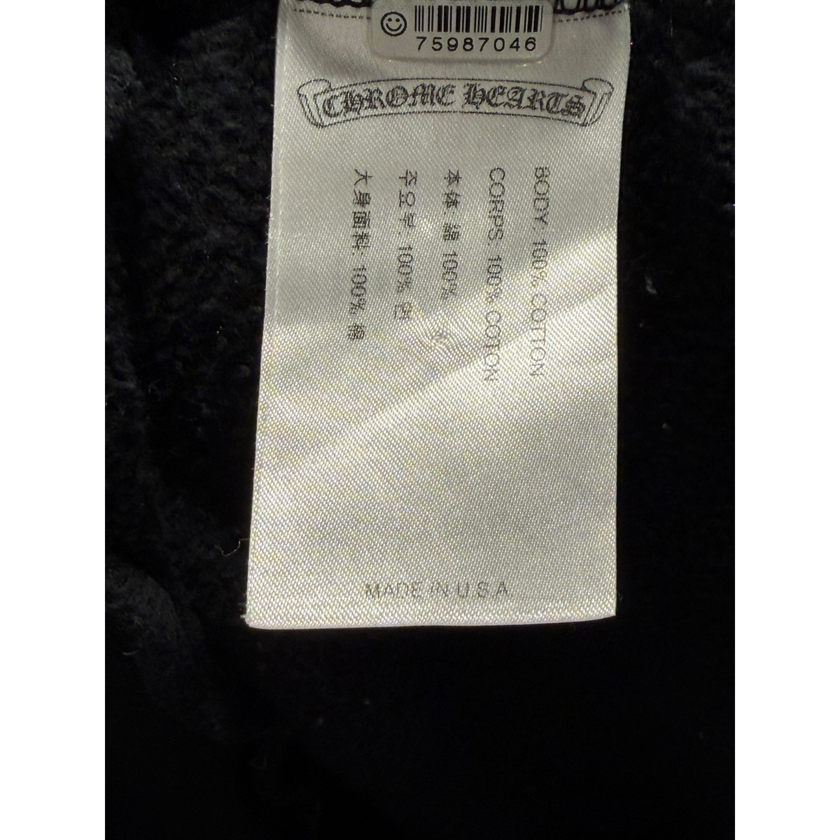 Chrome Hearts Black Red Cross Hoodie