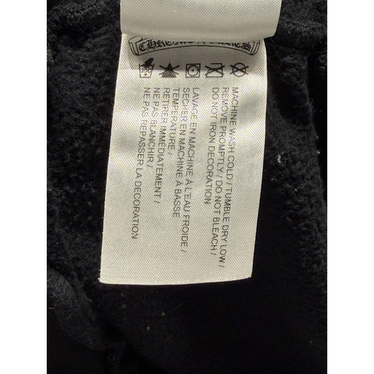 Chrome Hearts Black Red Cross Hoodie