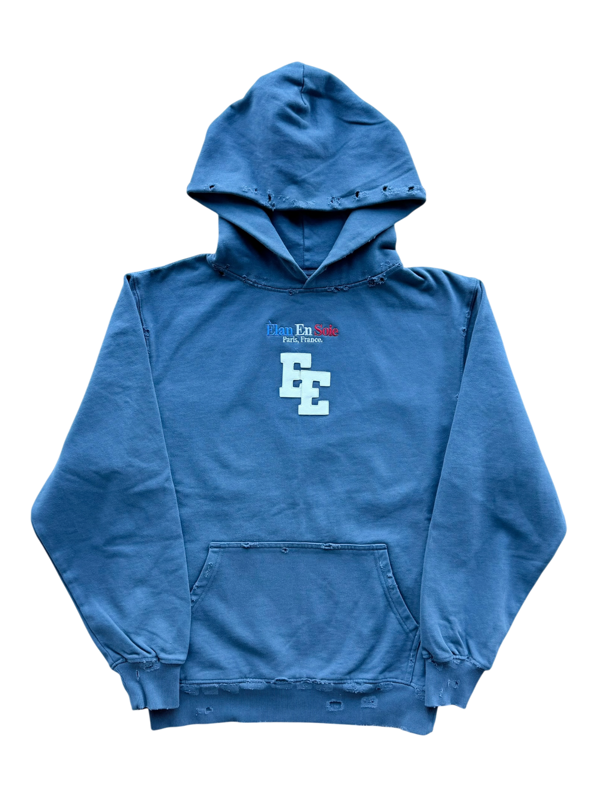Bloom White Patch Hoodie