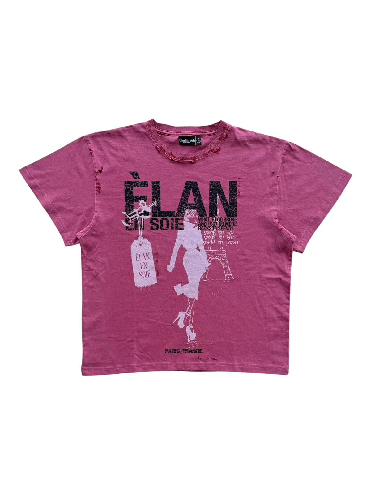 Tourist Distressed Tee Red