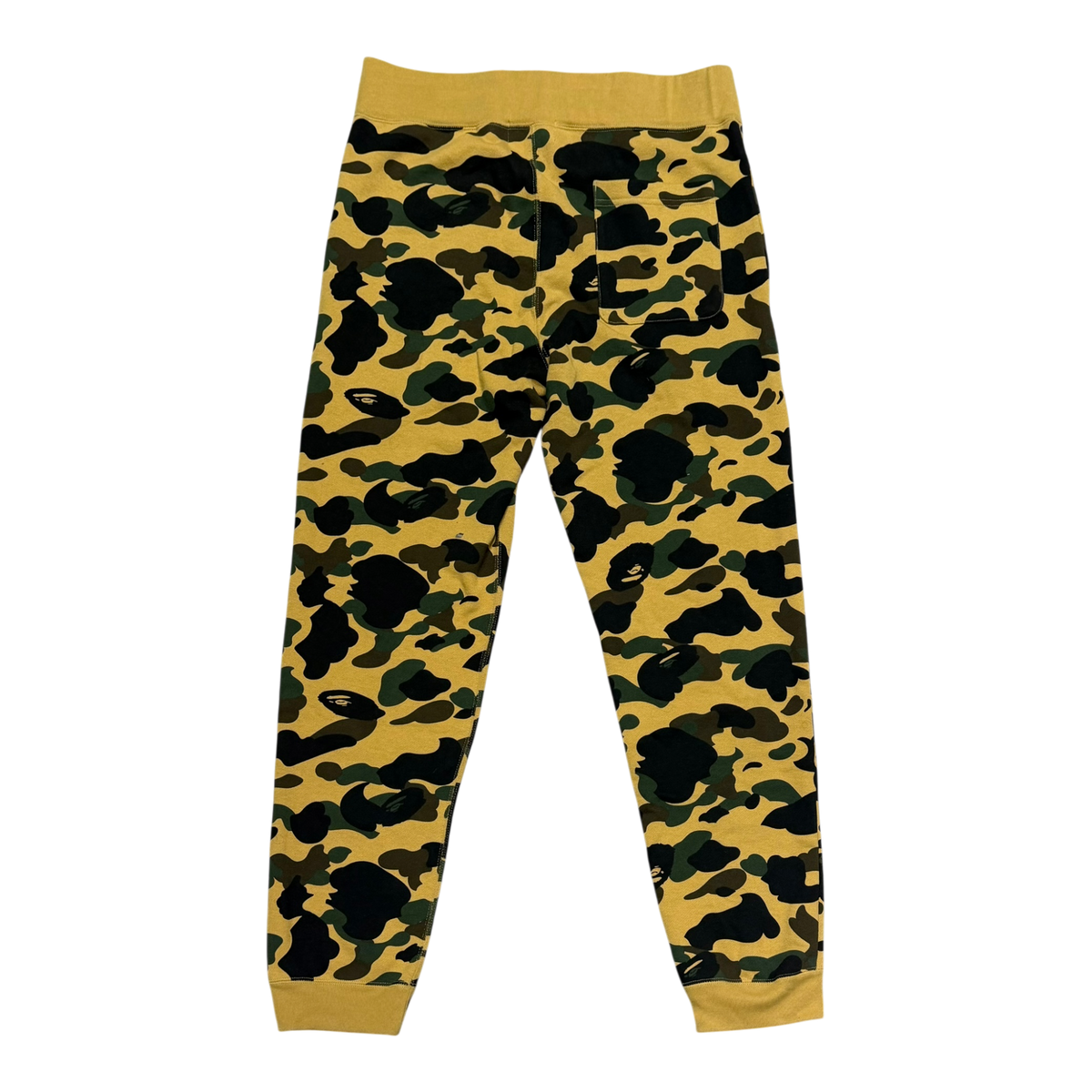Yellow 1st Camo Shark Face Sweatpants