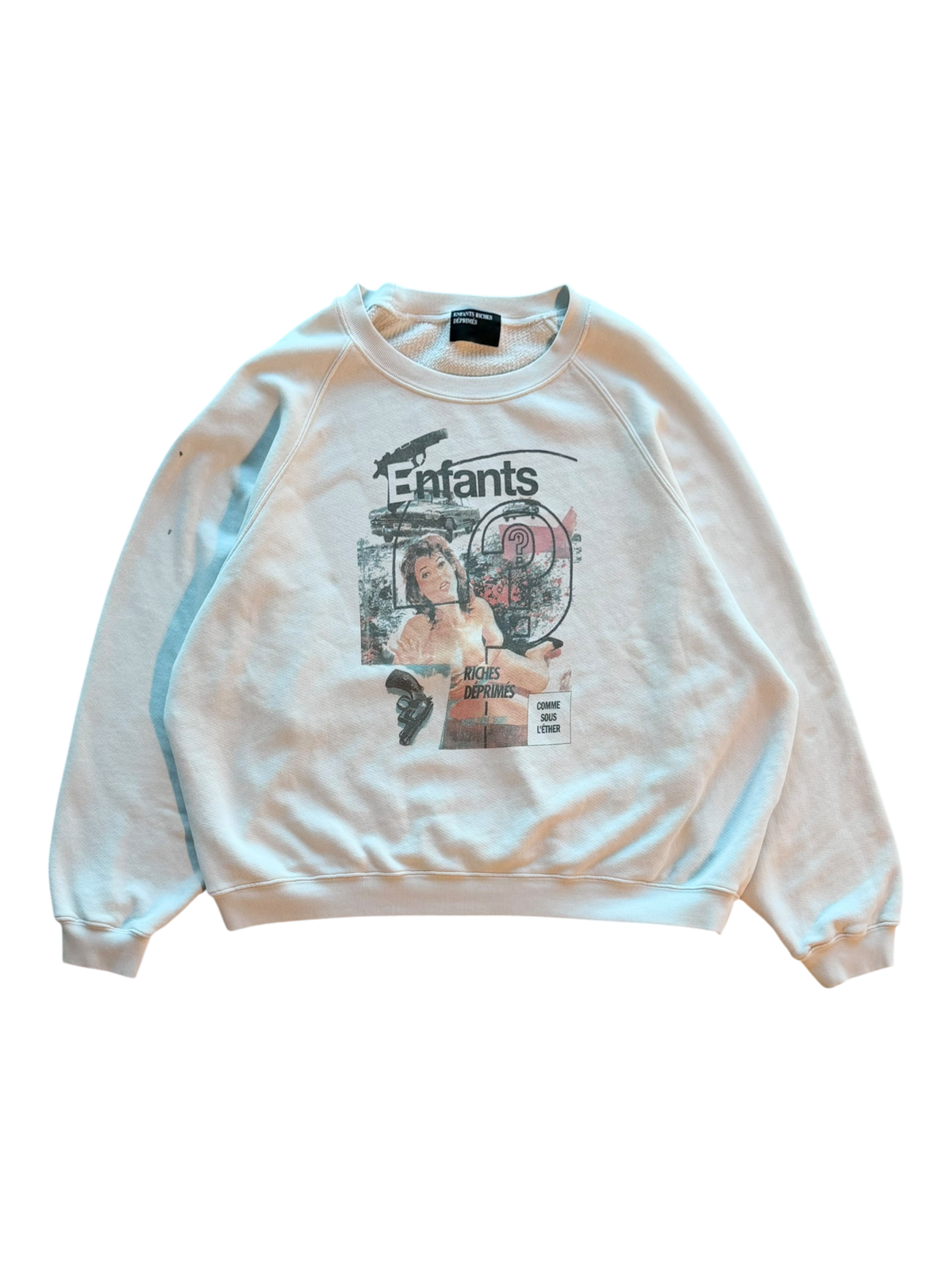 Thrilling Raglan Sweatshirt White
