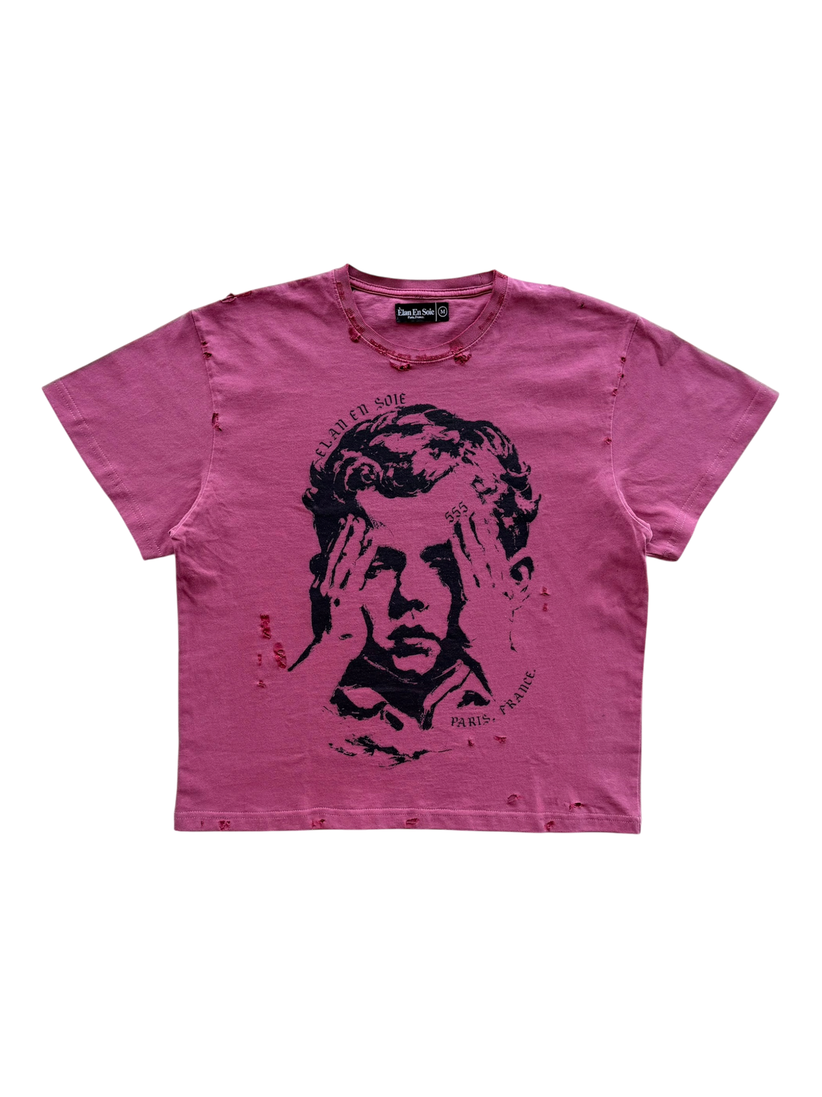 Baby Saint Distressed Tee Red