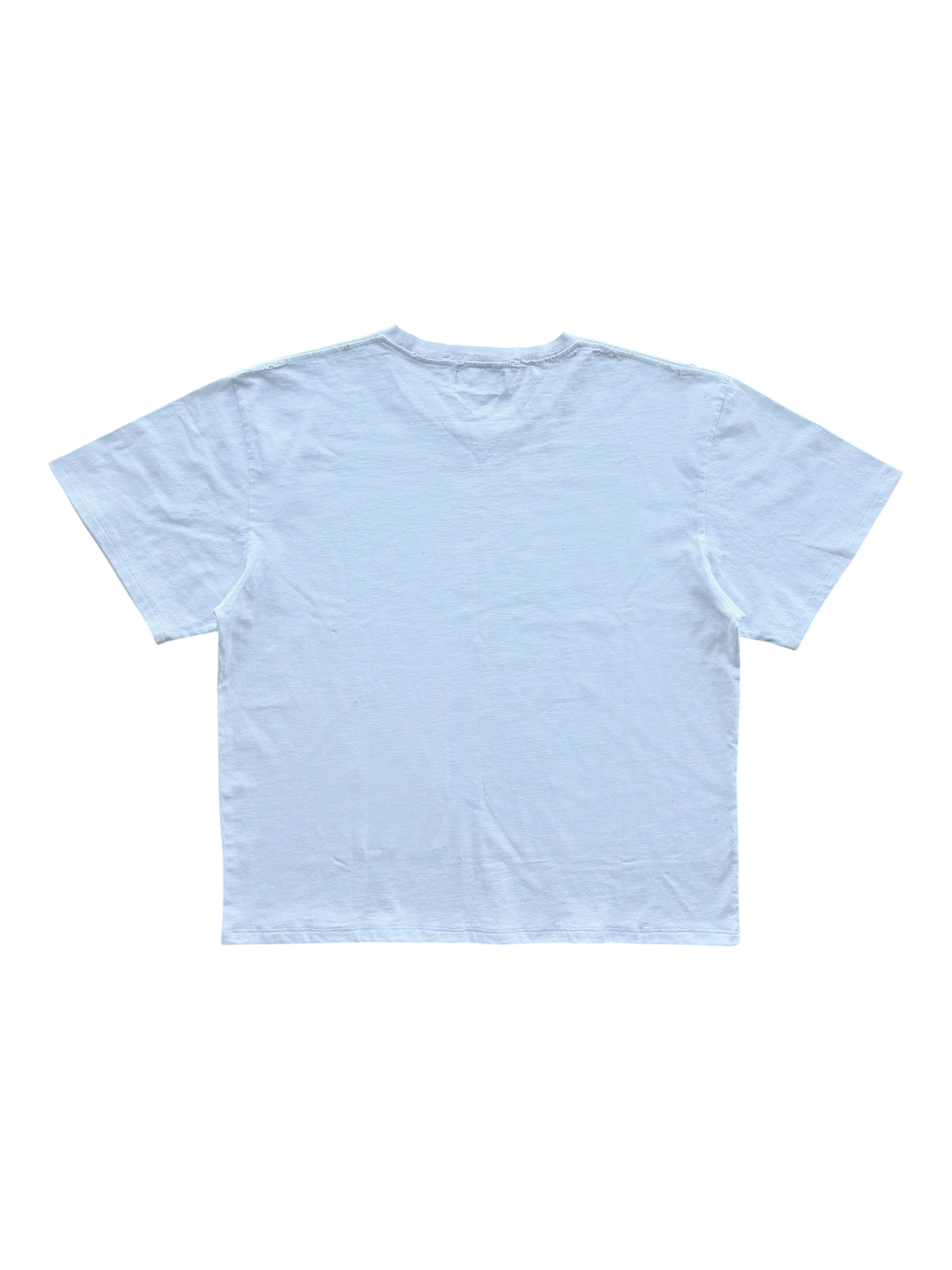 Paris Distressed Tee White