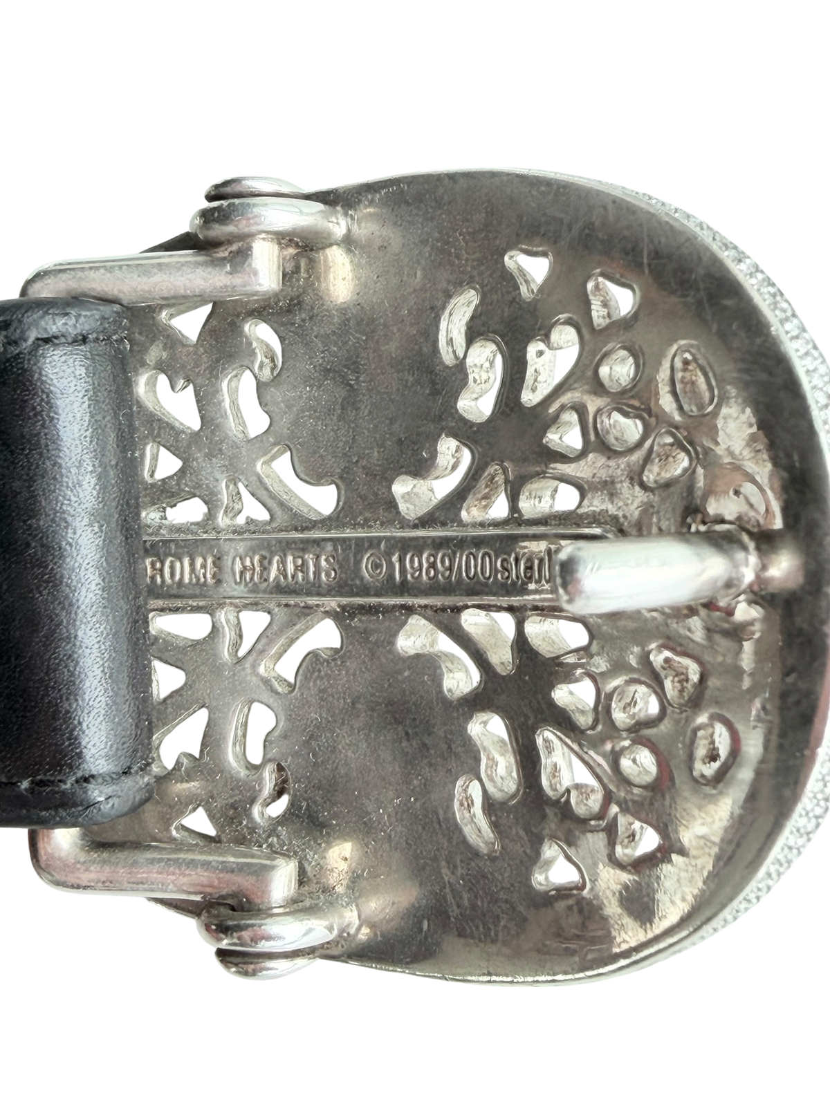 Red Cross Patch Belt With a Diamond Oval Buckle