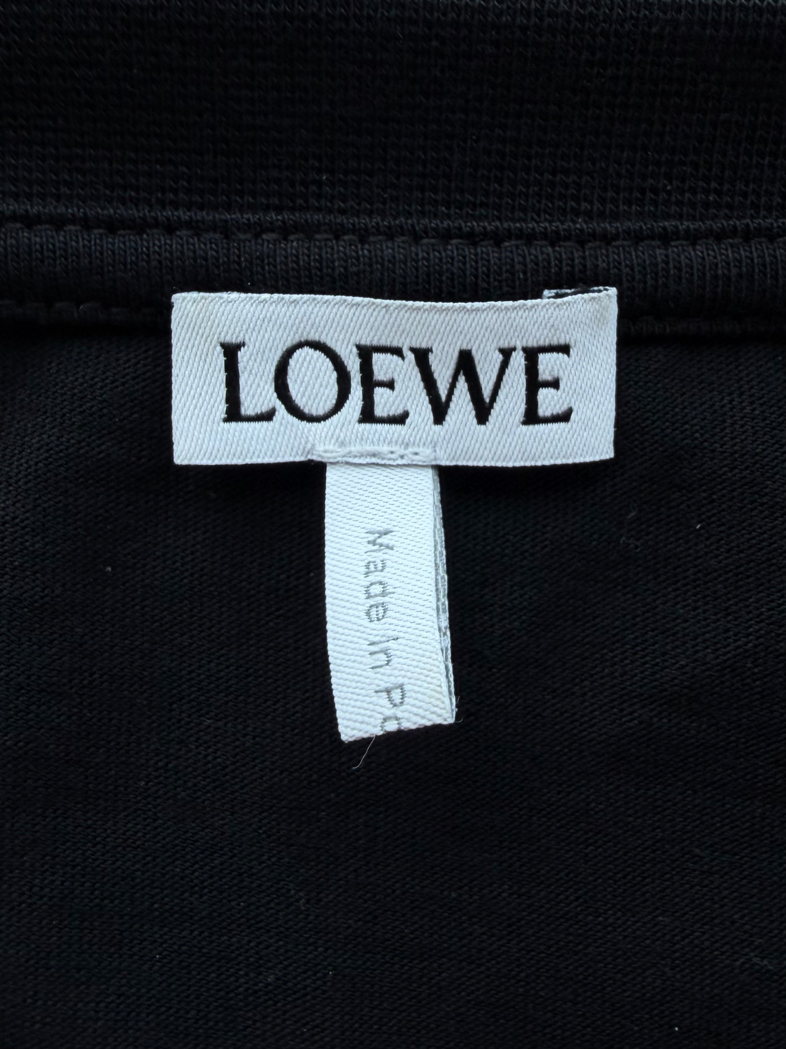 Black & White Embroidered Anagram T-Shirt