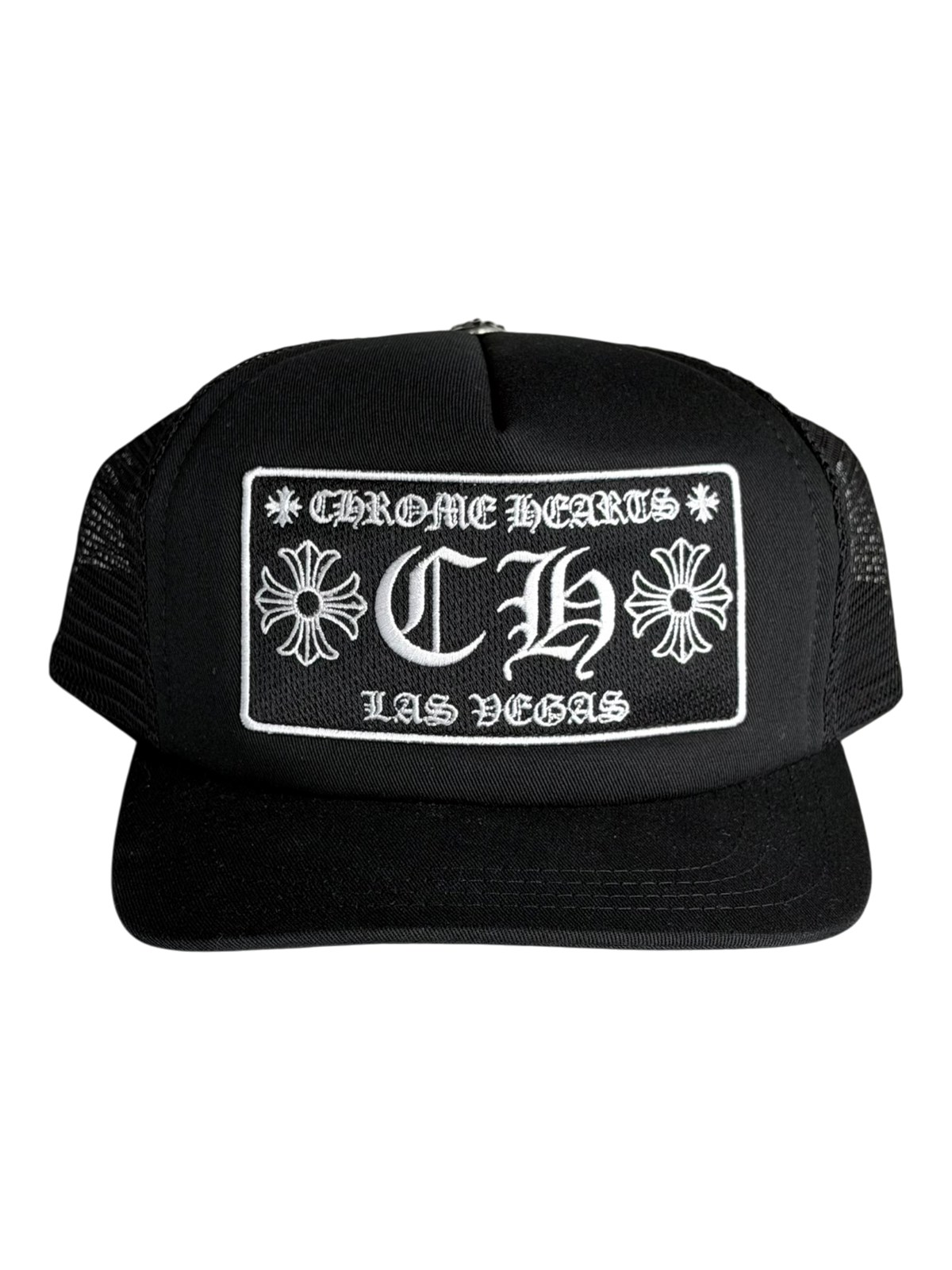 Black & White Las Vegas Trucker Hat