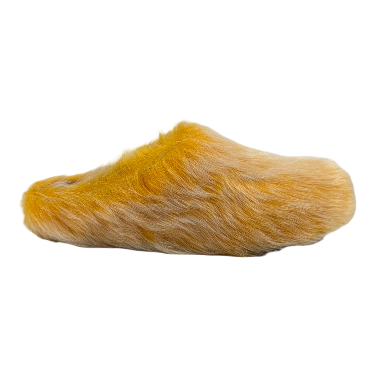 Fussbett Mule Yellow Slide Long Hair