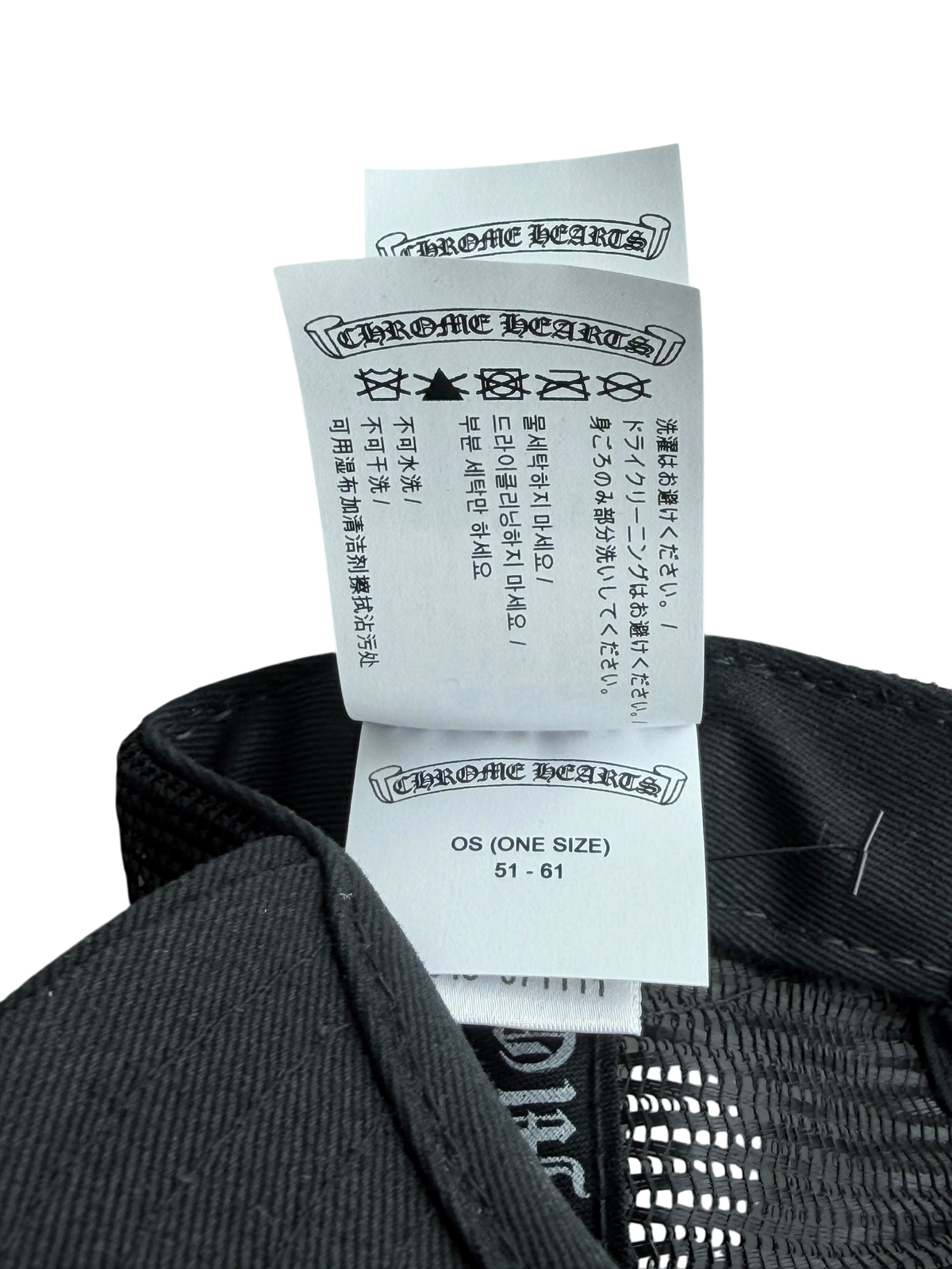 Black & White Las Vegas Trucker Hat