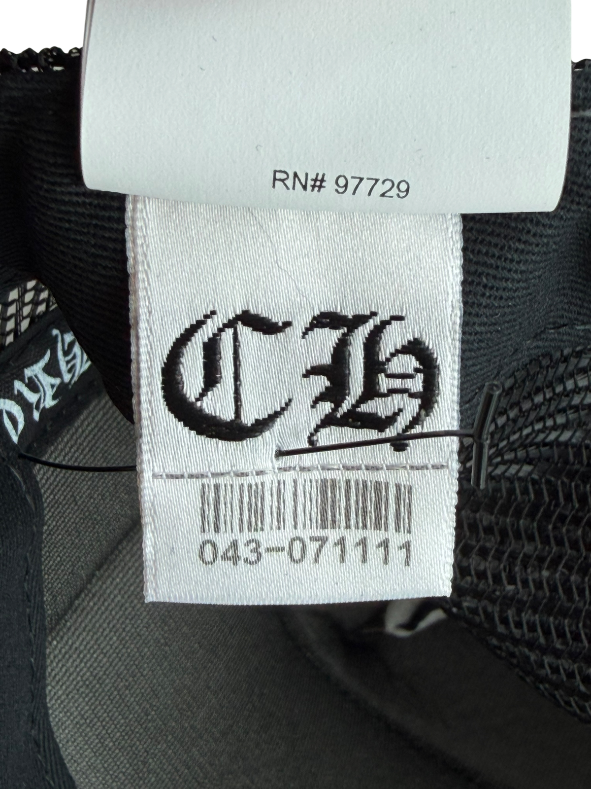 Black & White Las Vegas Trucker Hat