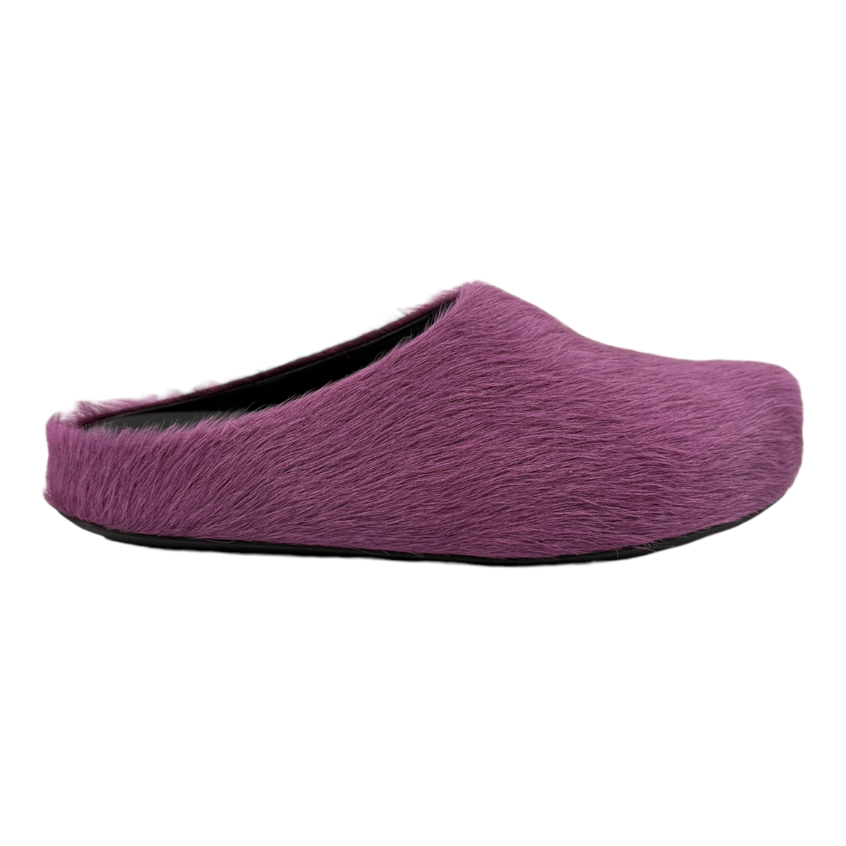 Fussbett Mule Long Hair Purple Slide