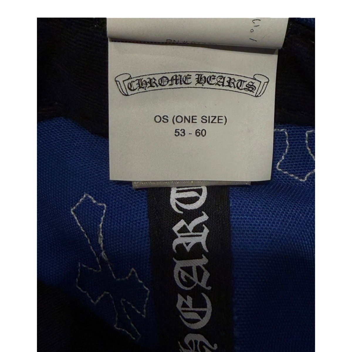 Chrome Hearts Cross Patch Trucker Cap Blue/White