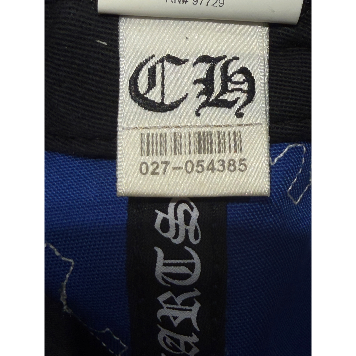 Chrome Hearts Cross Patch Trucker Cap Blue/White