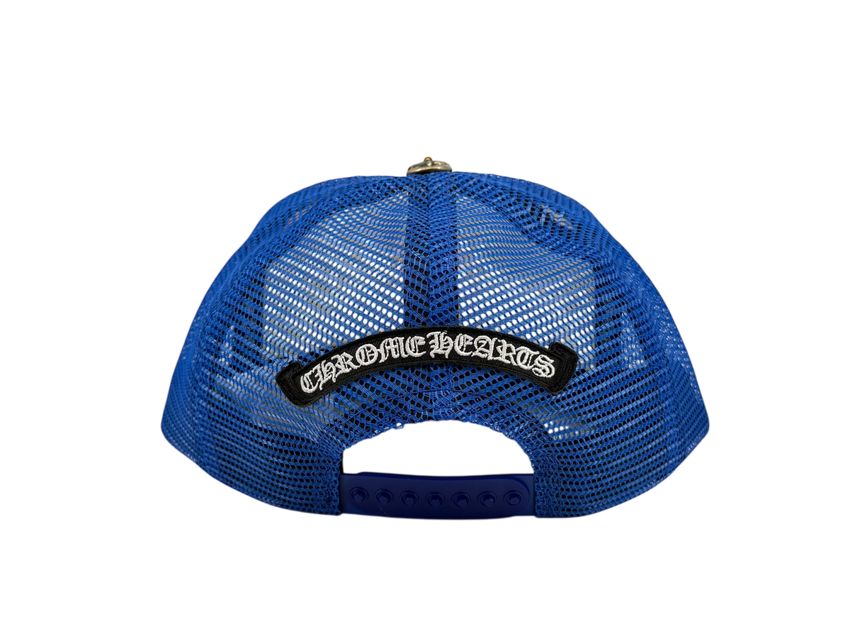 Eyechart Trucker Hat Blue/White/Red