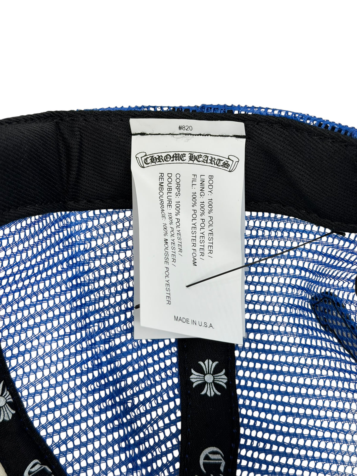 Eyechart Trucker Hat Blue/White/Red