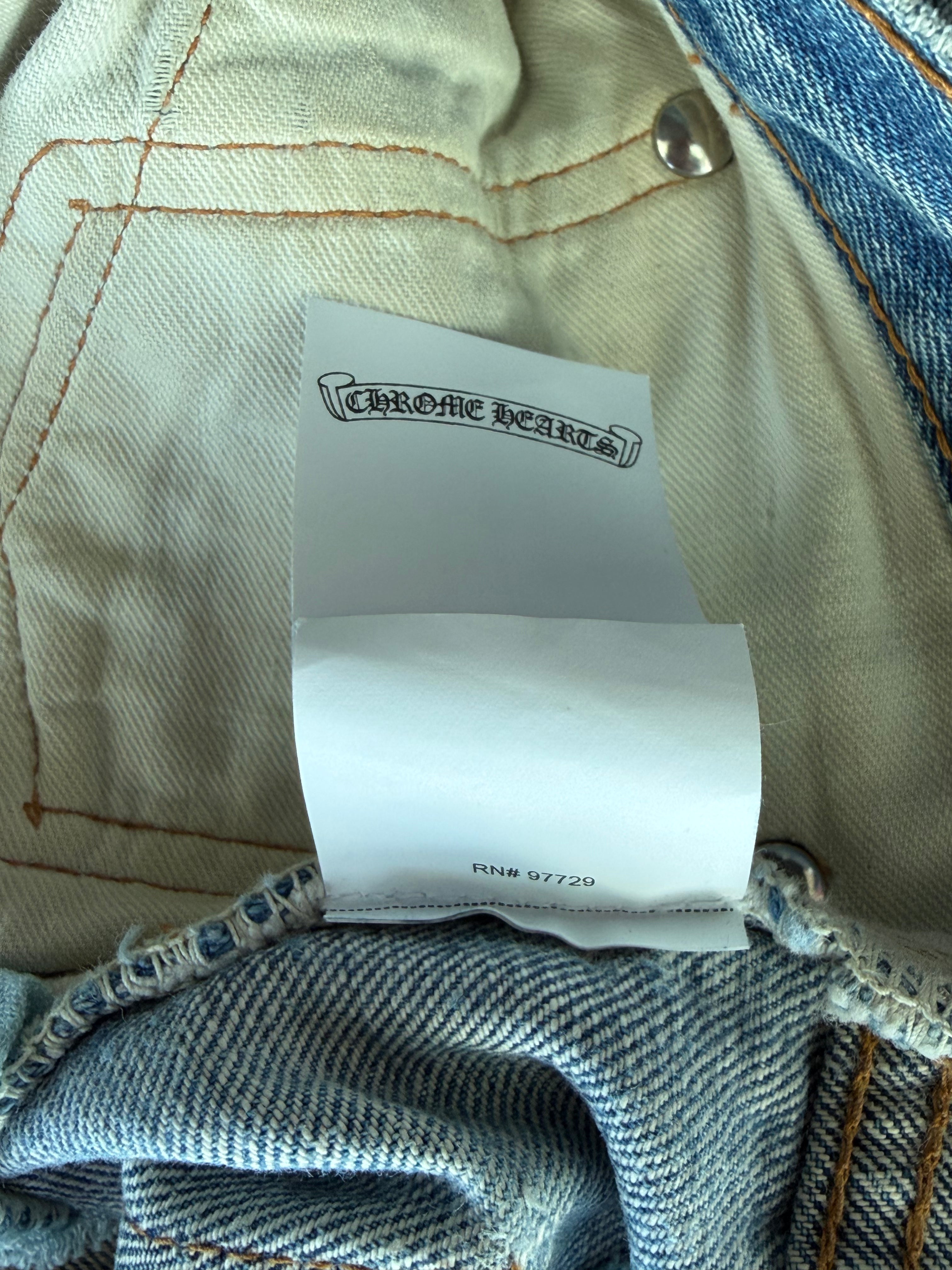 Green Alligator Cross Patch Levis 501 Jeans