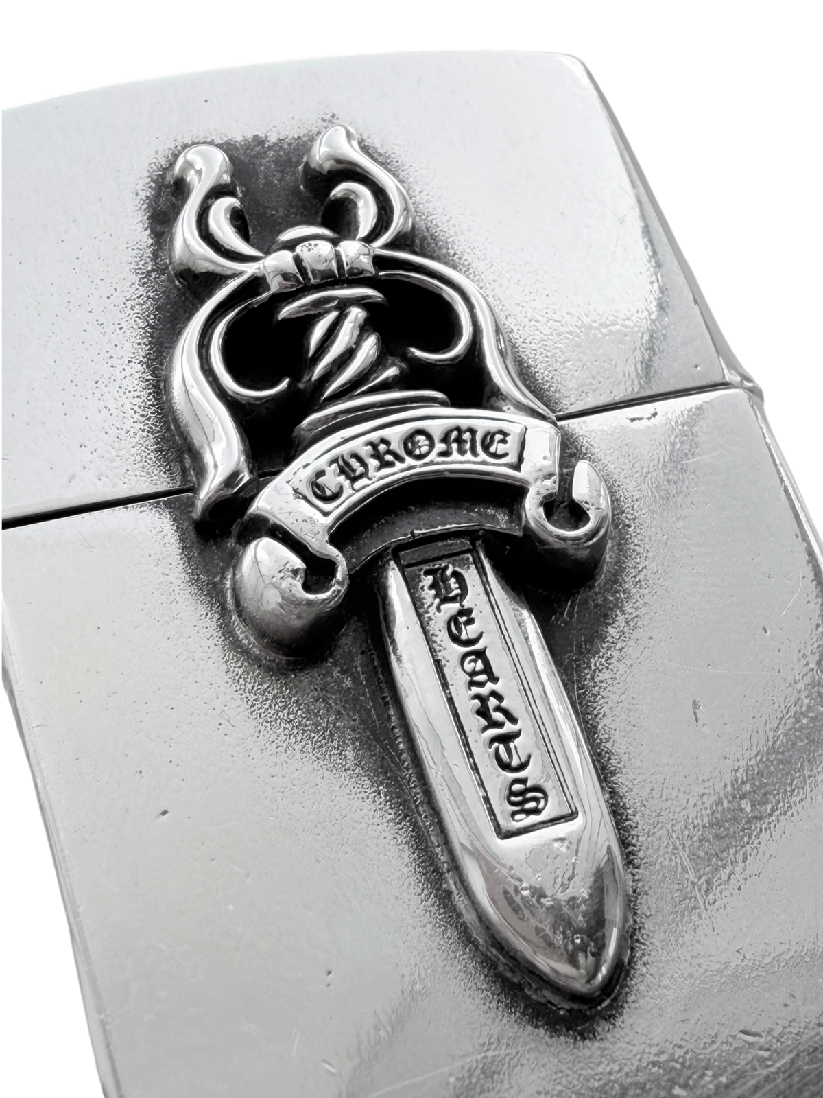 Dagger Silver Zippo Lighter