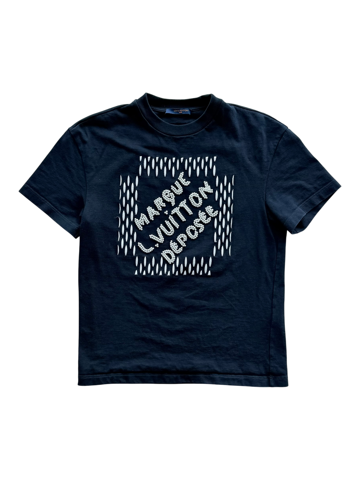 Embroidered Signature Cotton T-Shirt