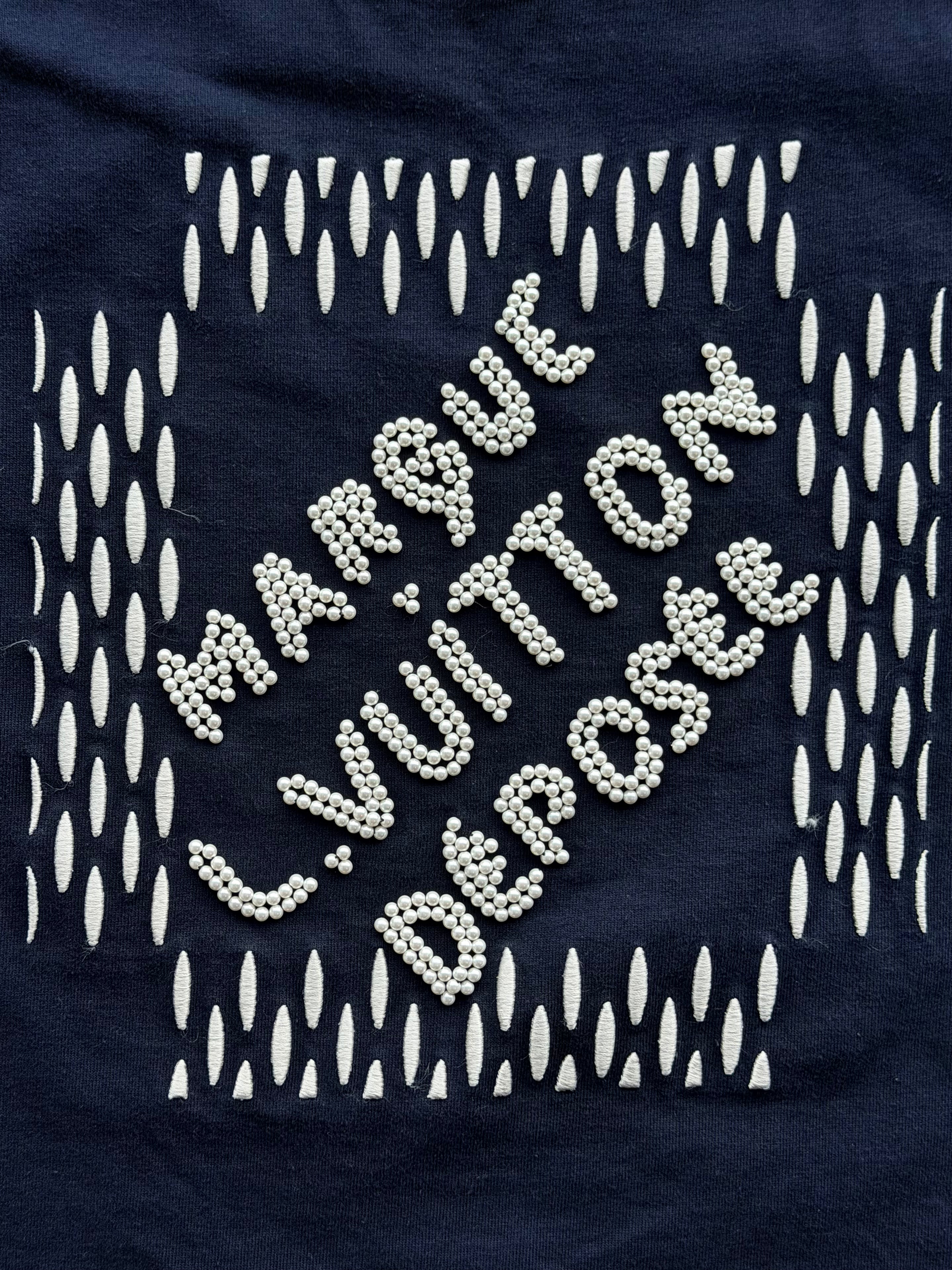 Embroidered Signature Cotton T-Shirt