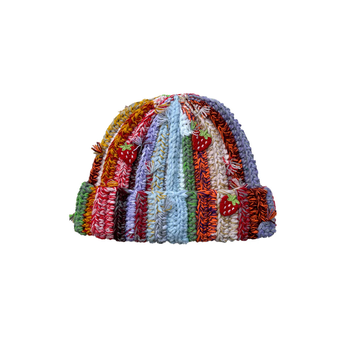 Knitted multicolor beanie
