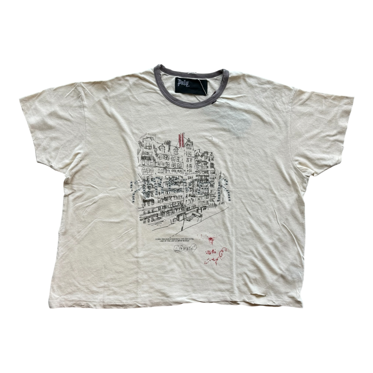 CHELSEay Hotel Tee Vintage Cream