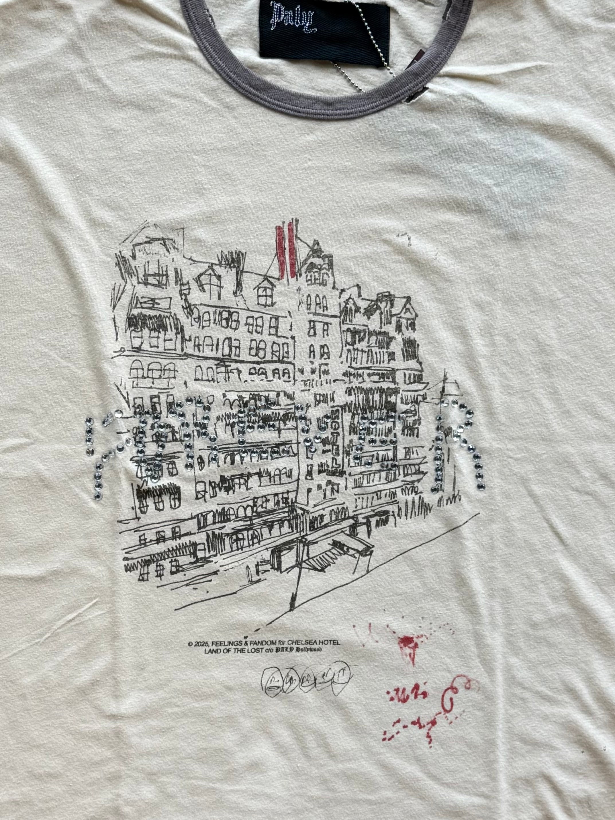 CHELSEay Hotel Tee Vintage Cream