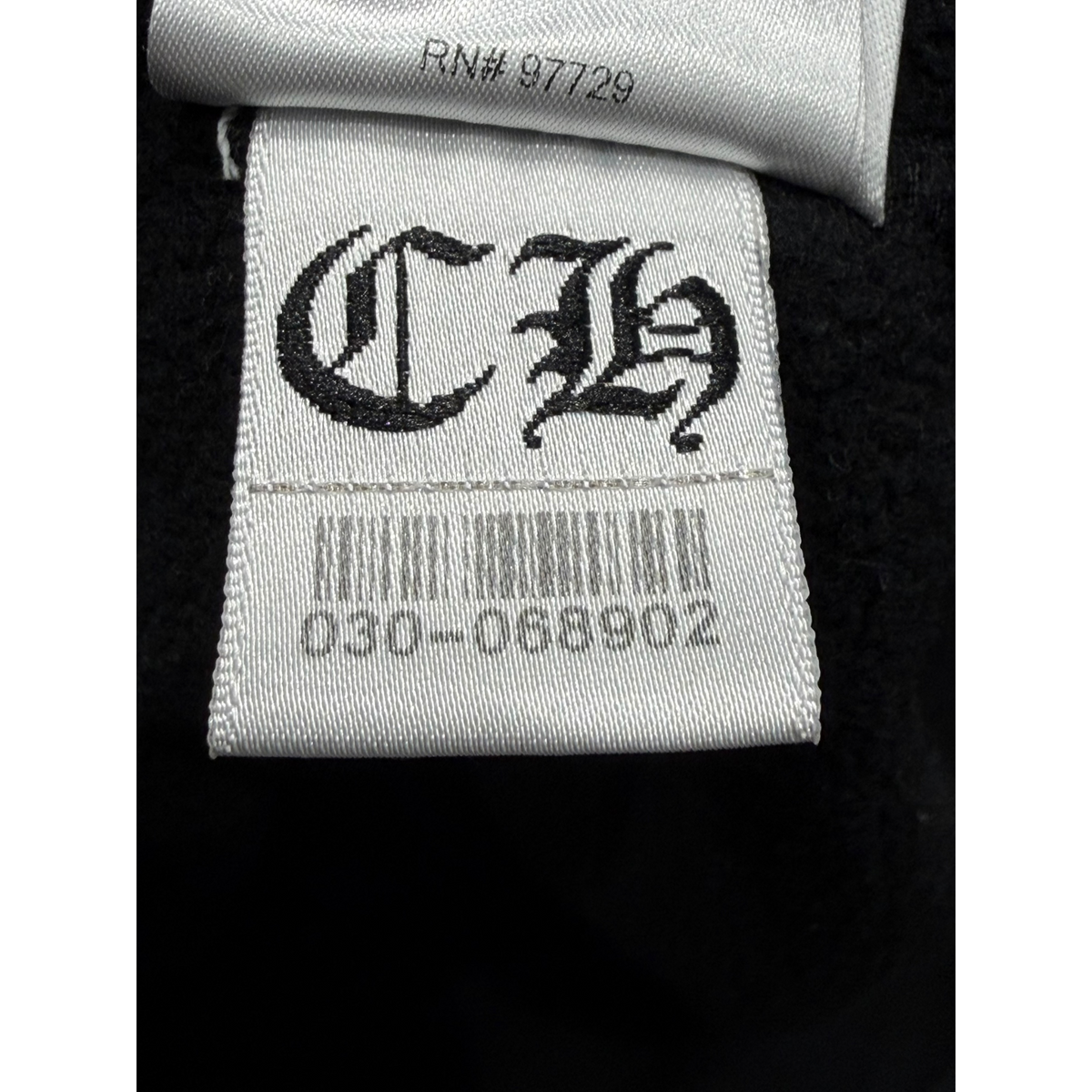 Floral Gradient Logo Hoodie Black