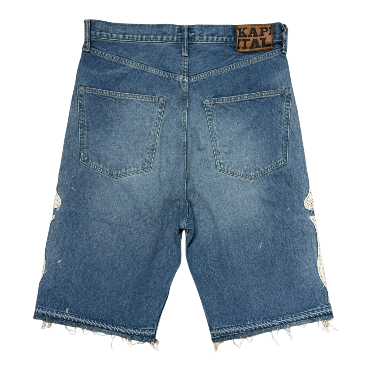 Bone Blue Denim Shorts