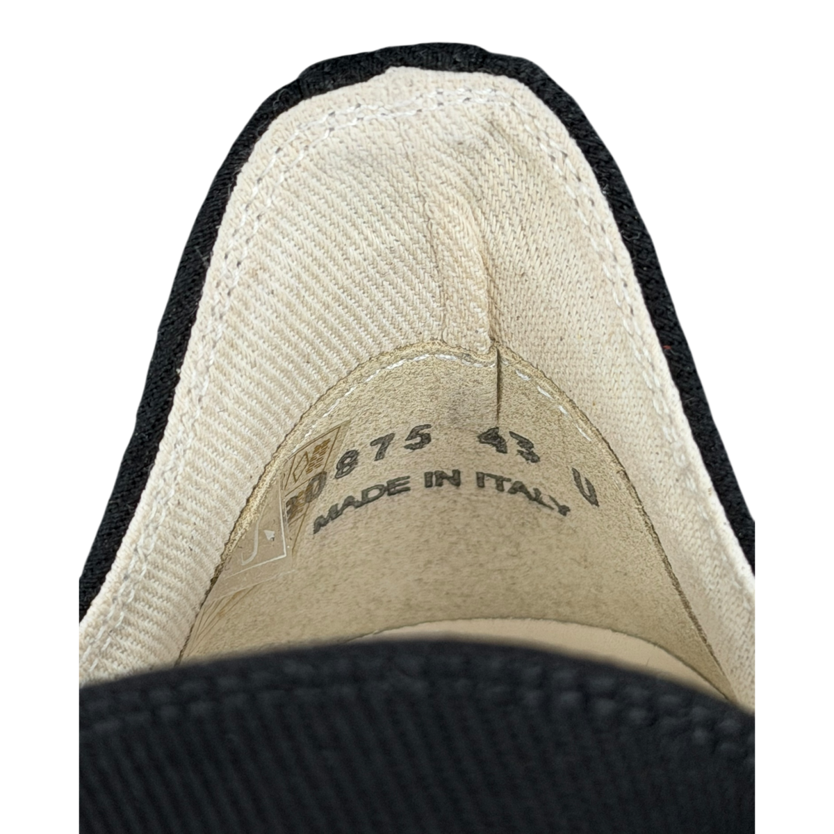 DRKSHDW Jumbo Lace Low 'Black Milk' Canvas