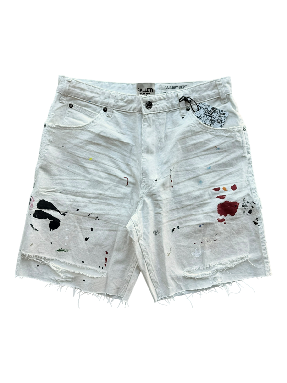 White Flea Carpenter Shorts