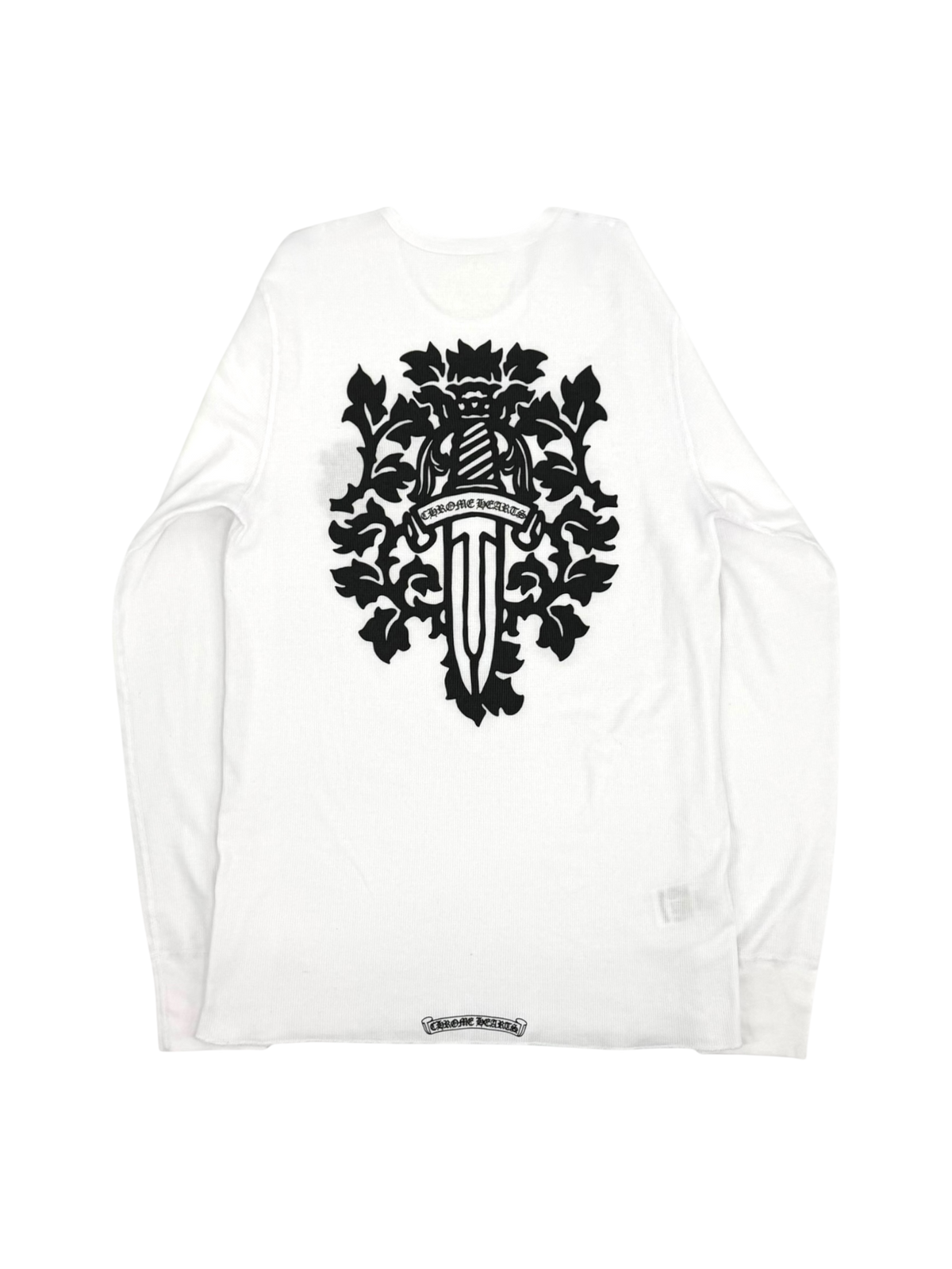 Dagger White Waffle Thermal Long Sleeve Tee