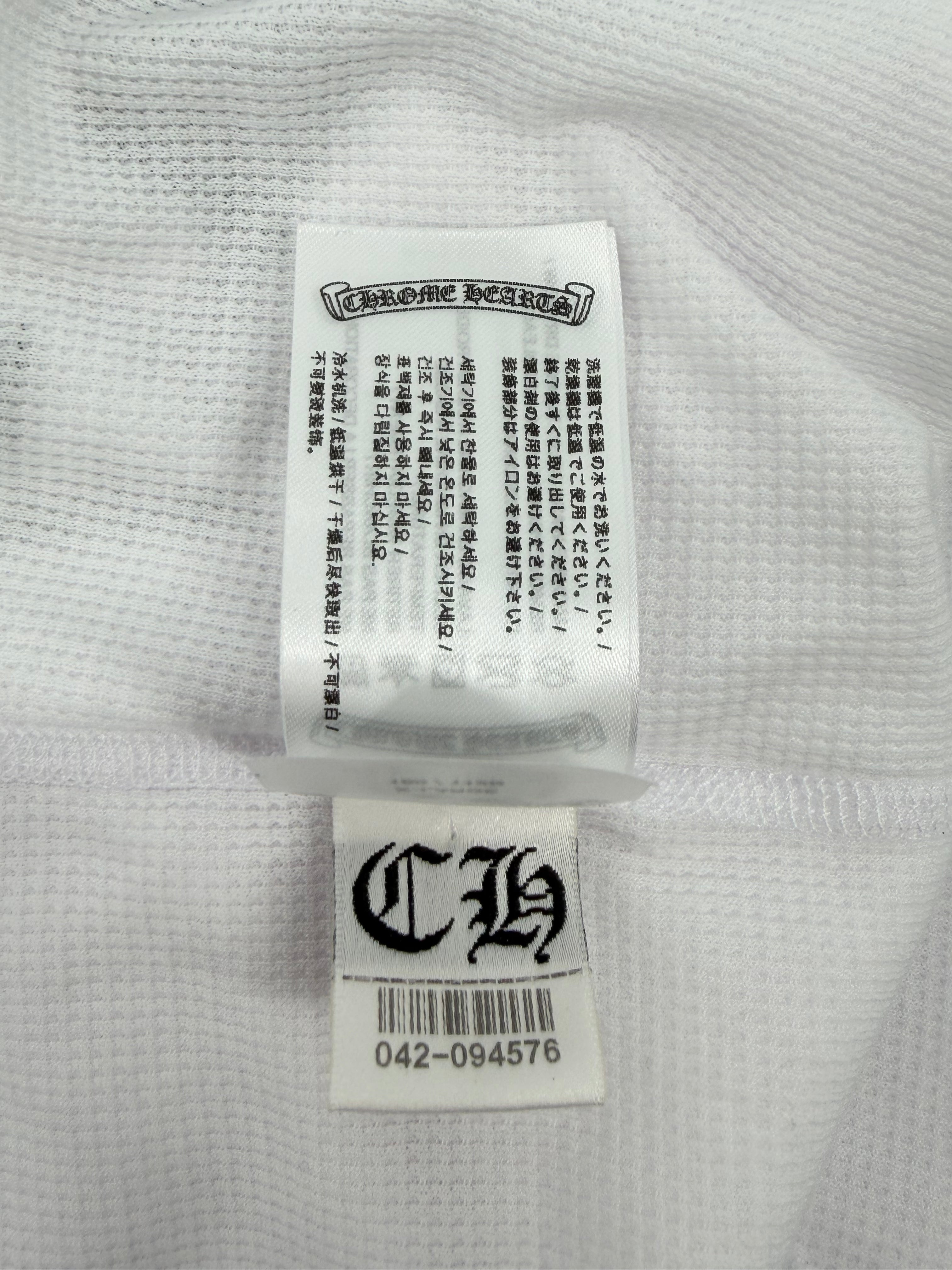 Dagger White Waffle Thermal Long Sleeve Tee