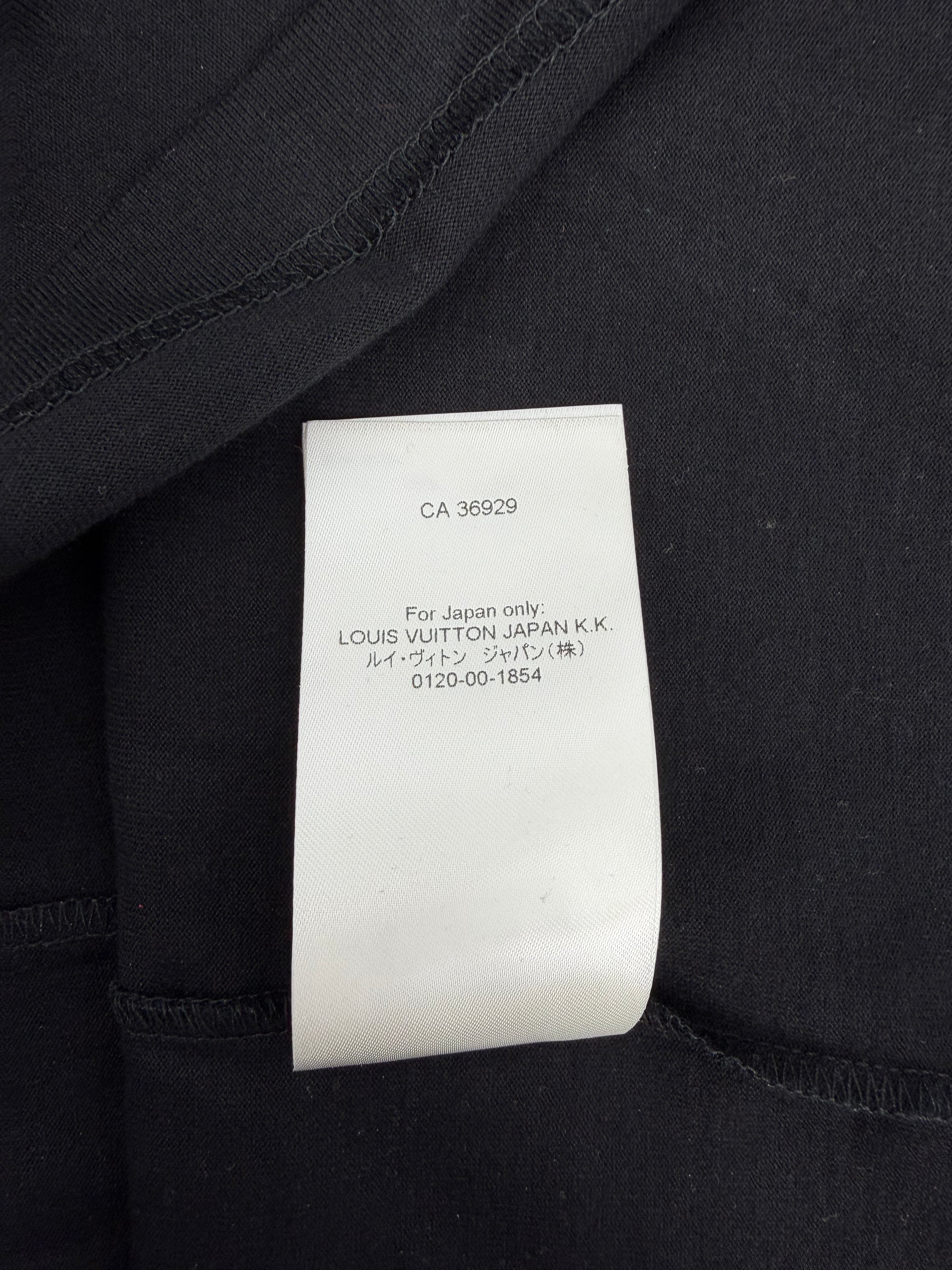Gradient Cotton T-Shirt Black