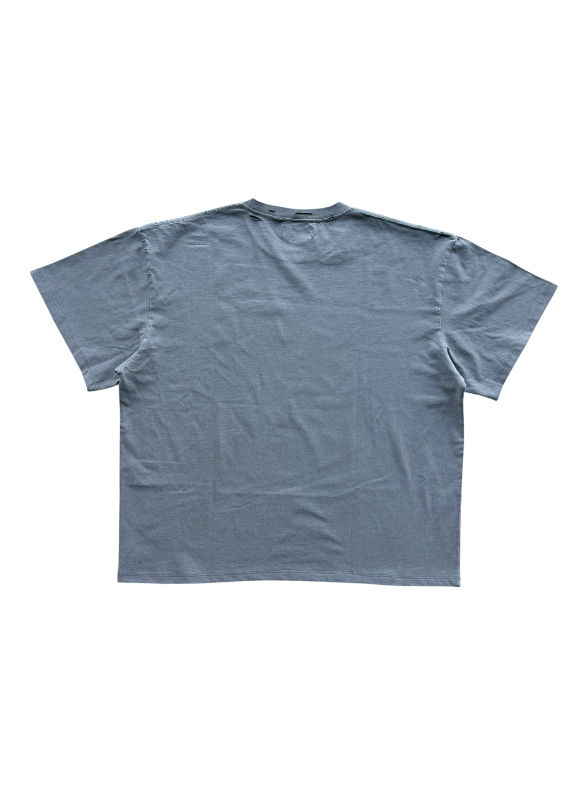 Bloom Distressed Tee Grey