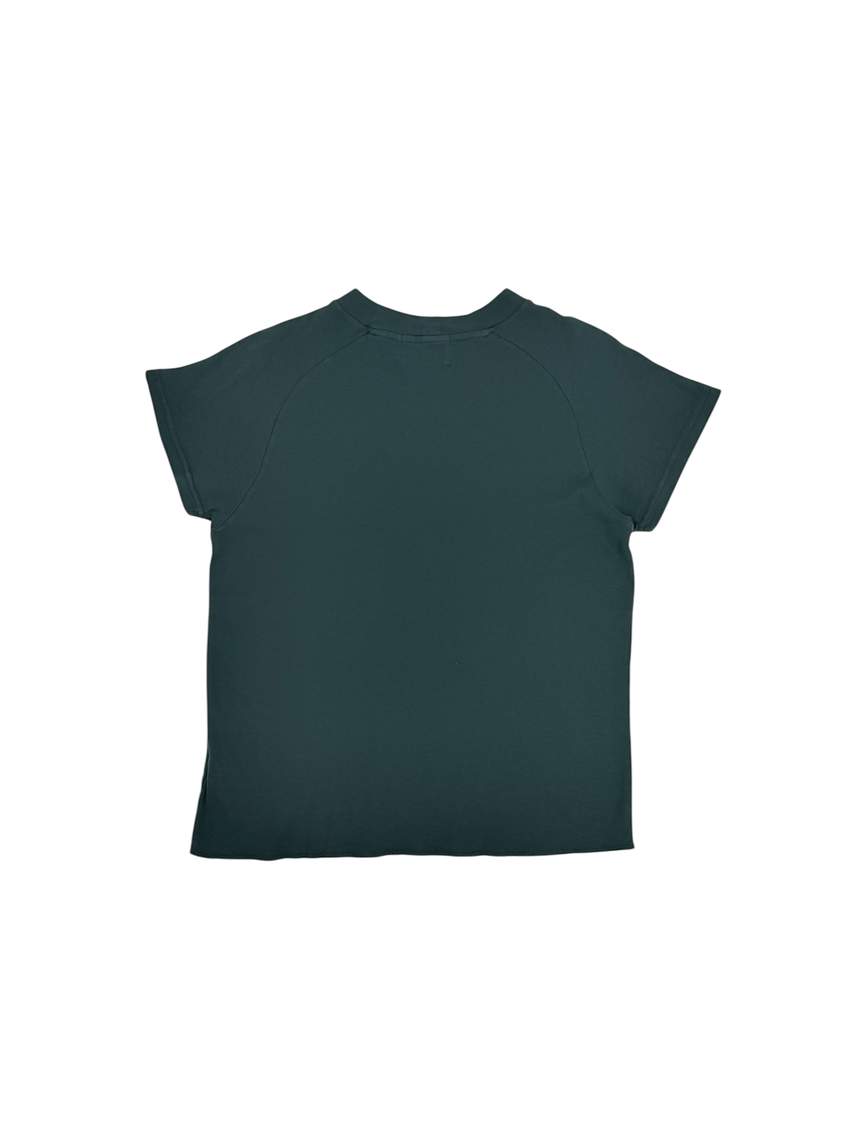 Double the Length of Solstice Raglan Faded Green Tee
