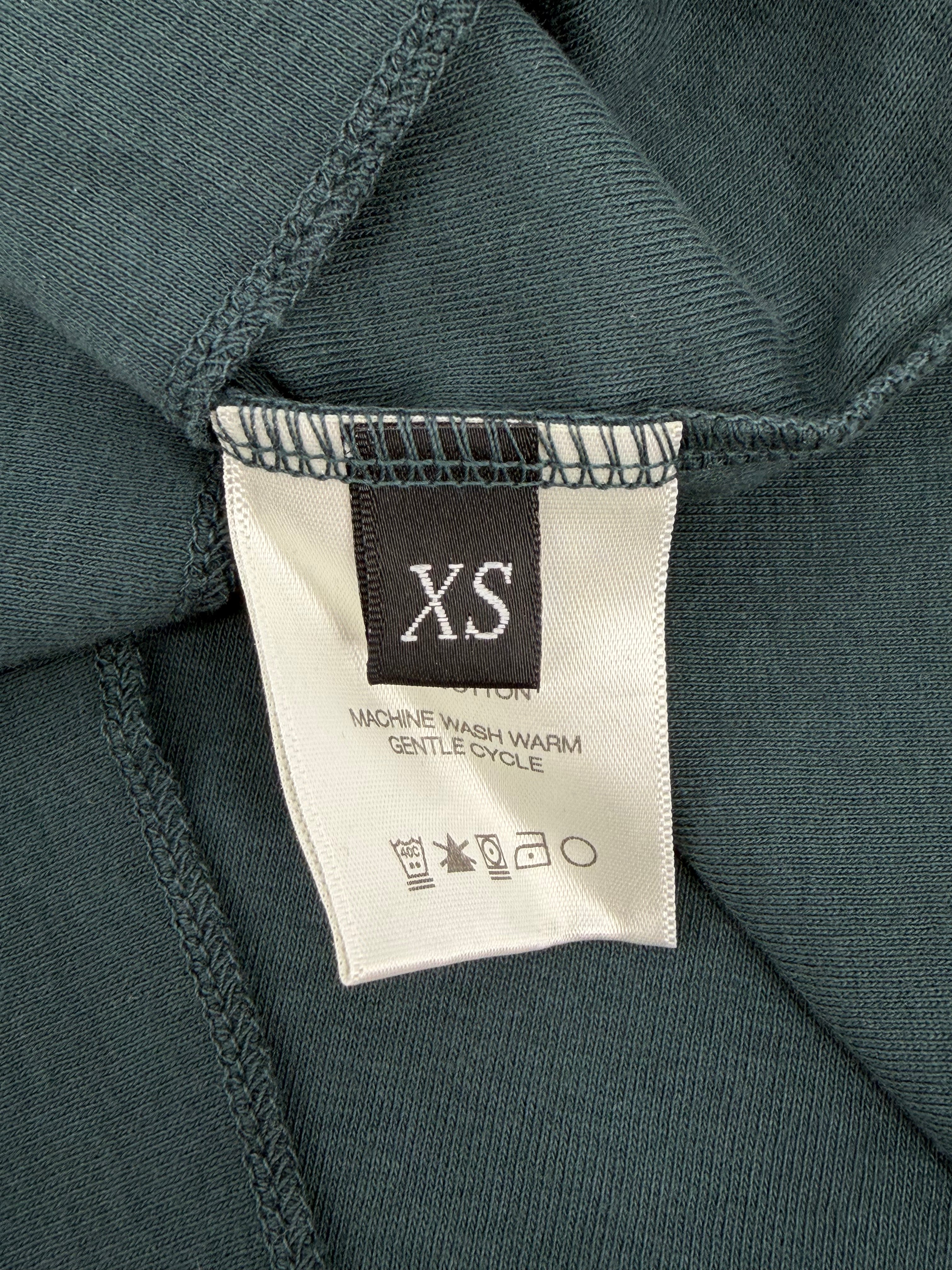 Double the Length of Solstice Raglan Faded Green Tee