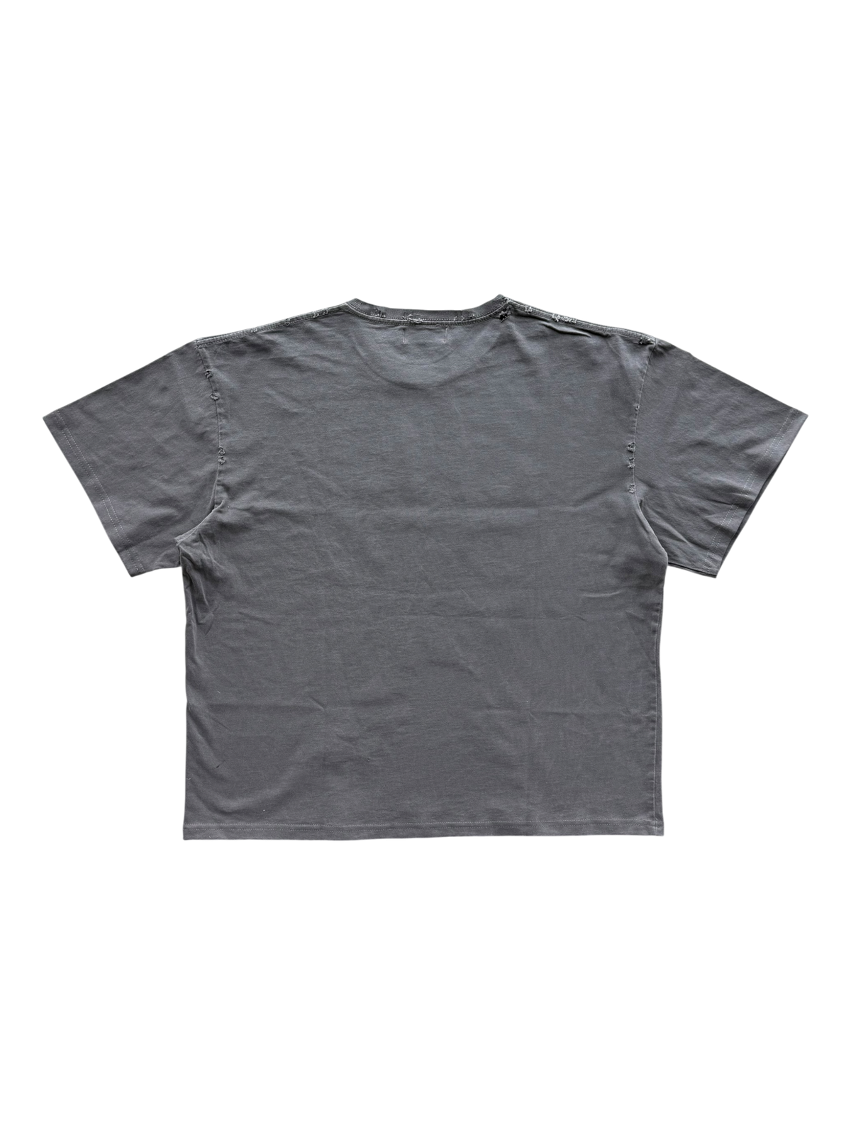 Psycho Distressed Tee Grey
