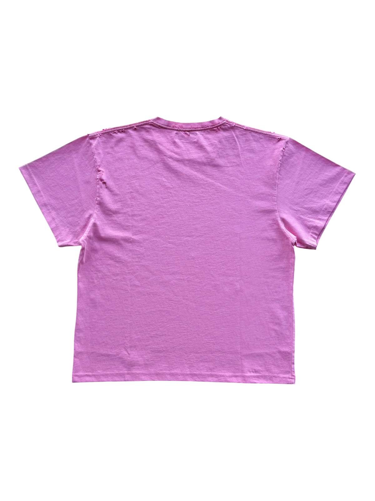 Rocket Girl Distressed Tee Pink