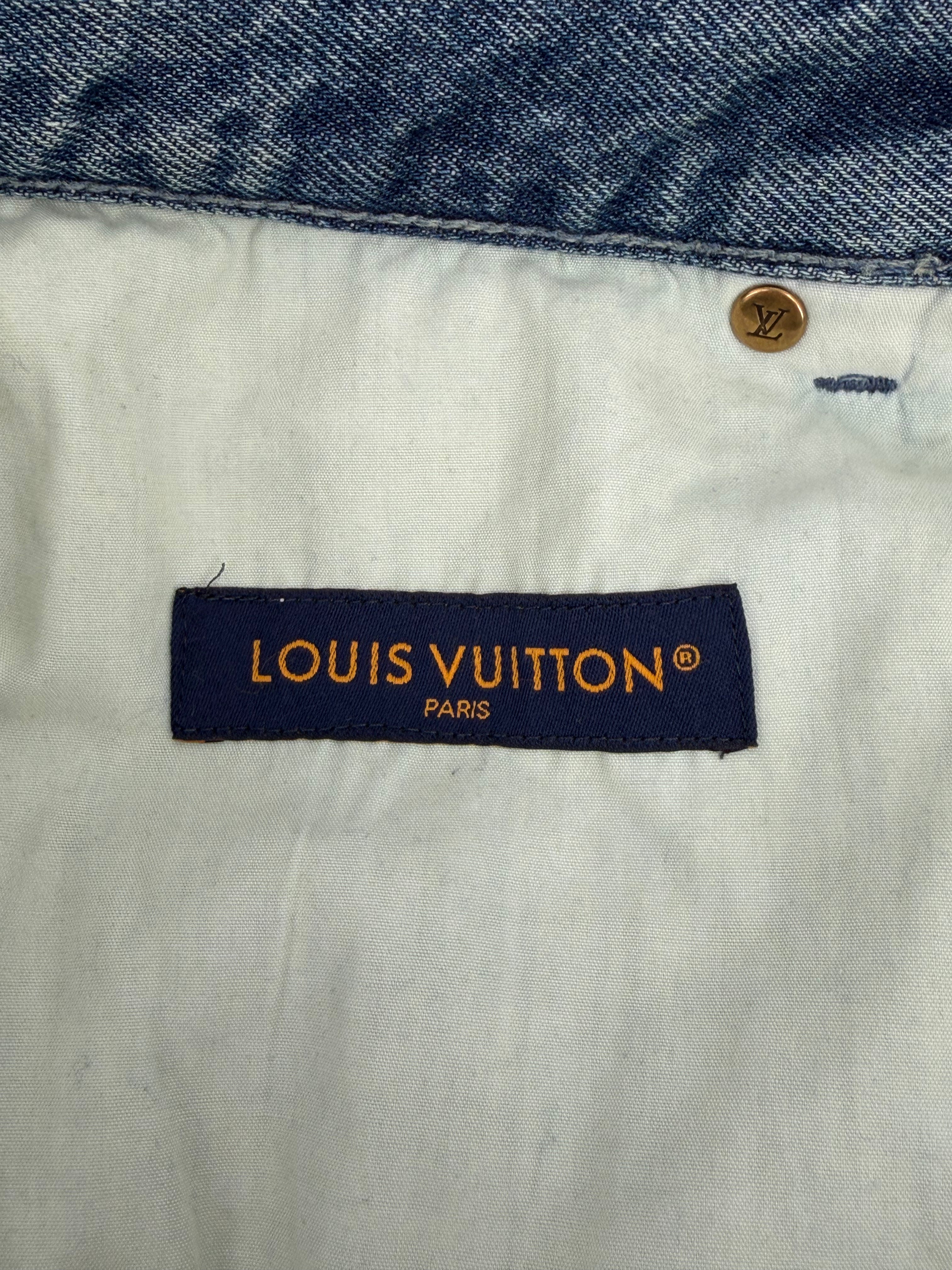 Louis Vuitton Denim Carpenter Shorts
