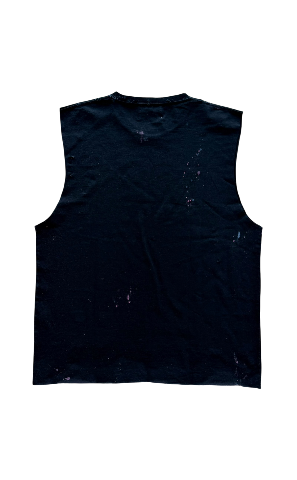 Boat Life Distressed Paint Splatter Cut Off Tee