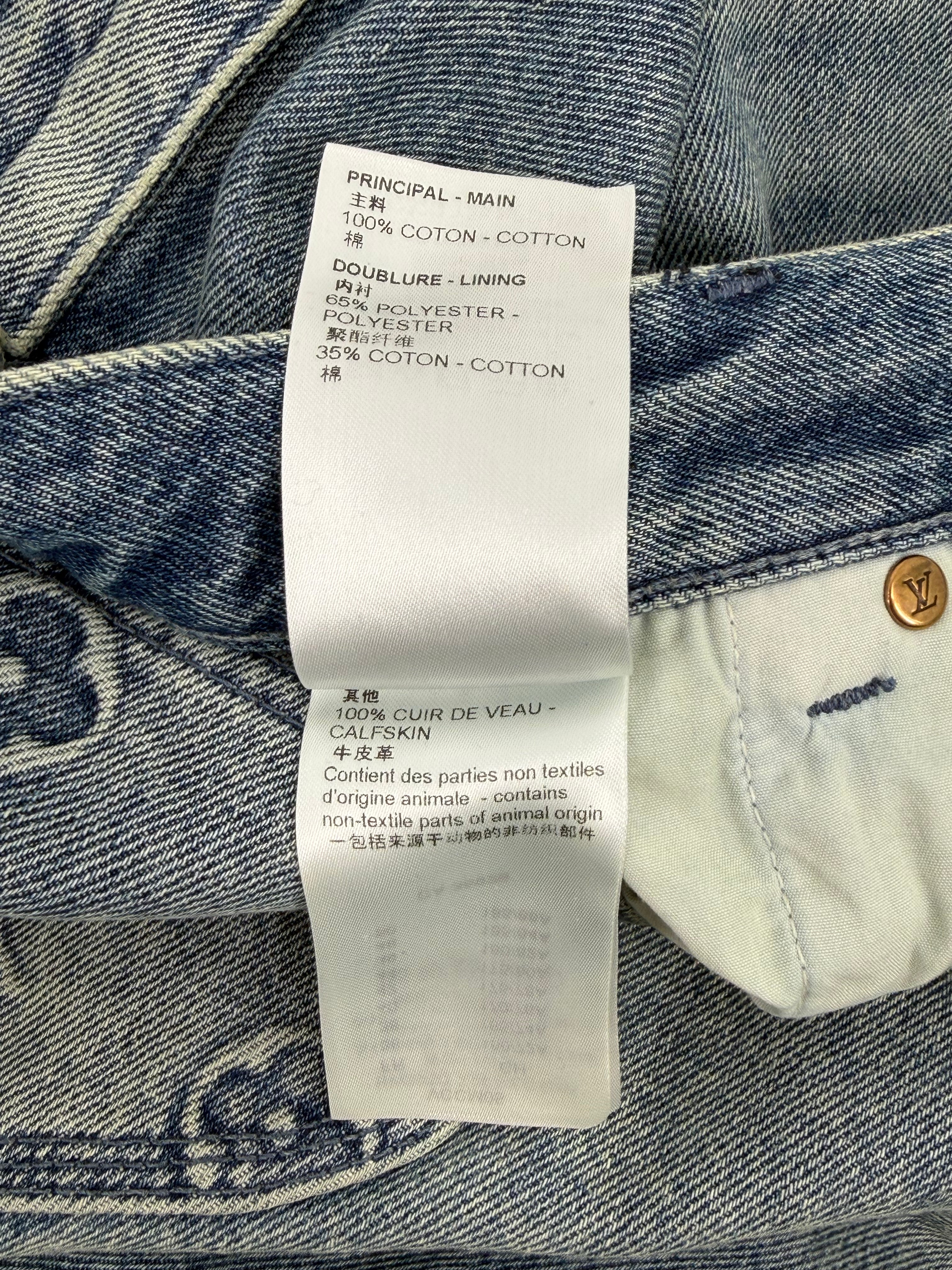 Louis Vuitton Denim Carpenter Shorts