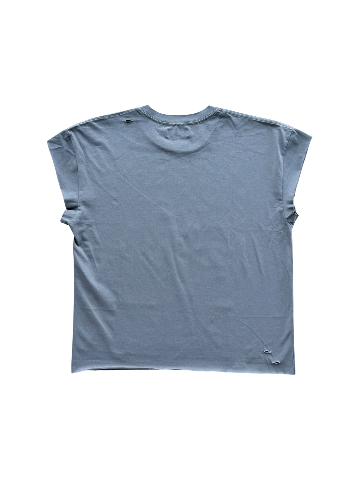 Lifestyle Distressed Sleeveless Tee Grey
