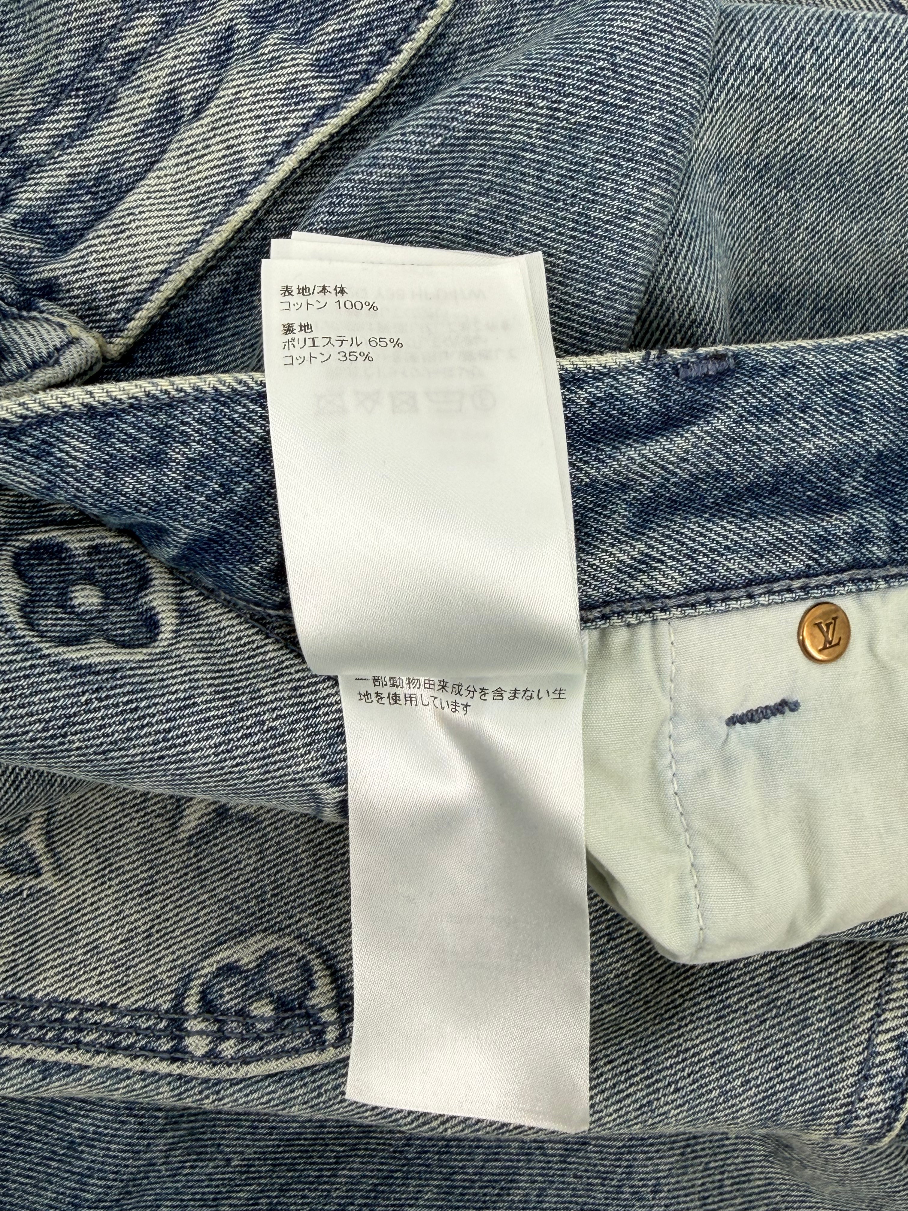 Louis Vuitton Denim Carpenter Shorts