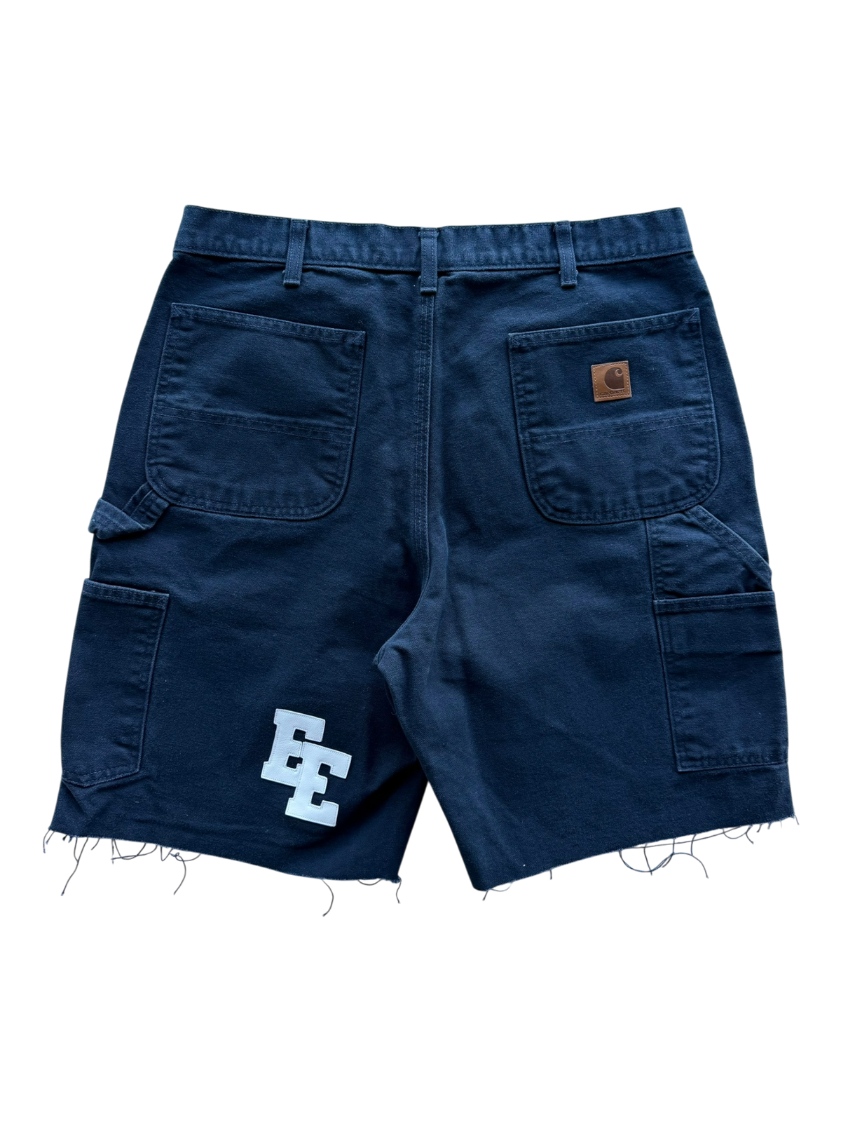 White Patch Navy Carpenter Shorts