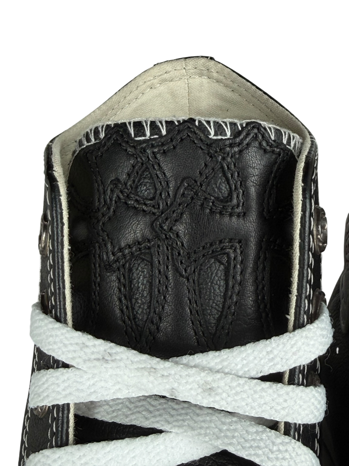 Leather Triple cross Patch Converse High Top Sneakers