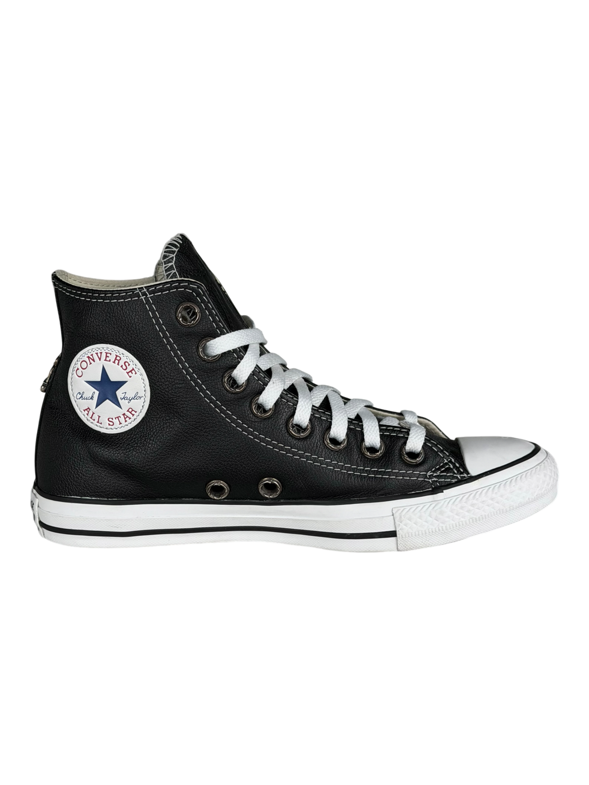 Leather Triple cross Patch Converse High Top Sneakers