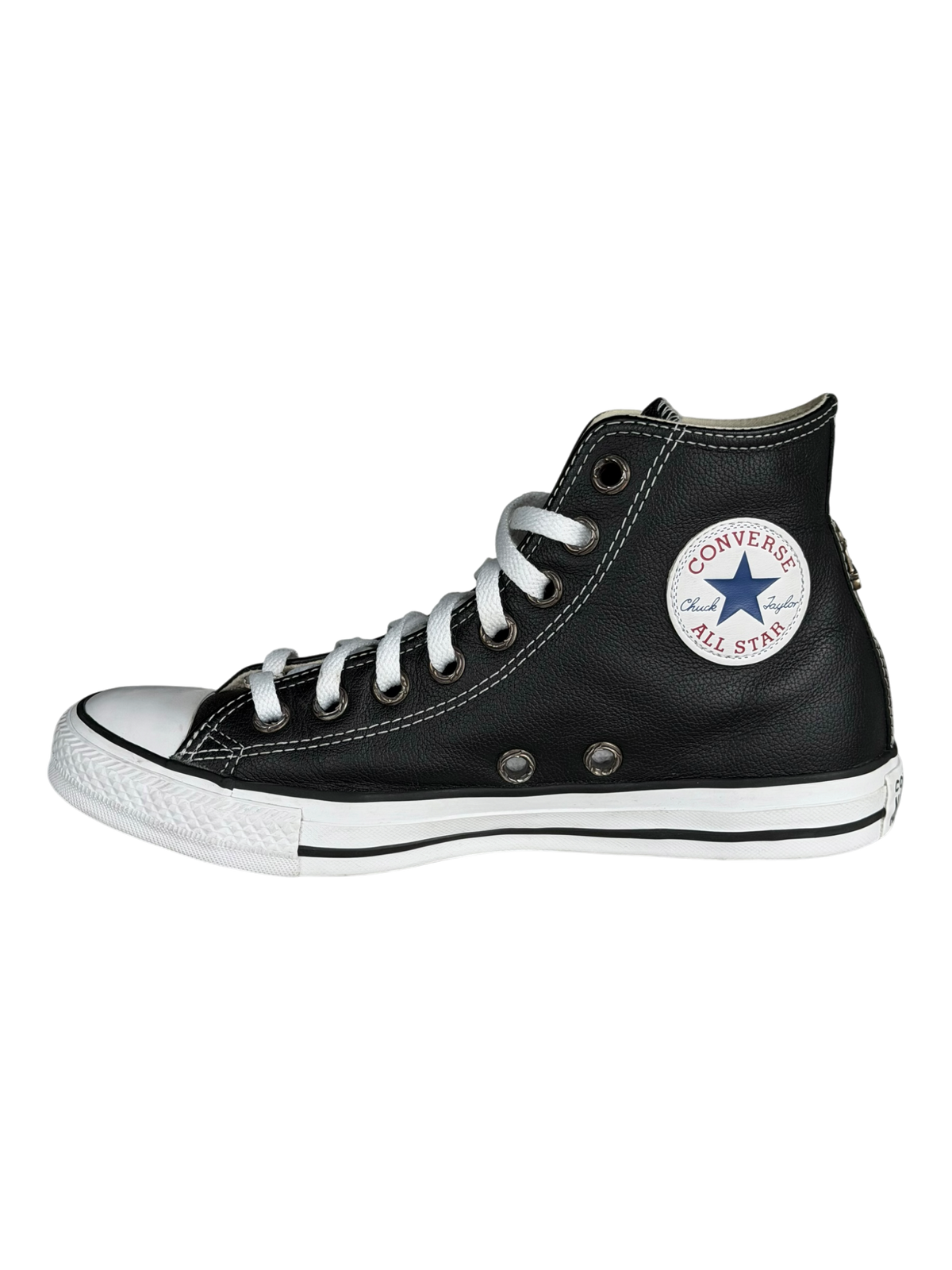 Leather Triple cross Patch Converse High Top Sneakers