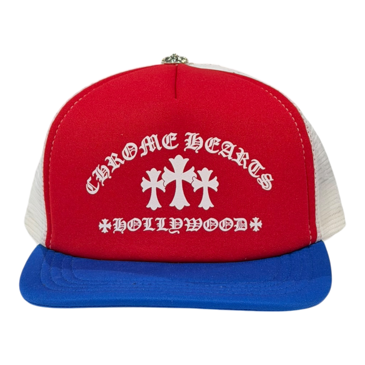 Red White & Blue King Taco Trucker Hat